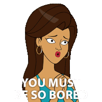 You Must Be So Bored Lucy Suwan Sticker - You Must Be So Bored Lucy Suwan Mulligan Stickers