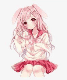 Pink Haired Anime Girl GIF - Pink Haired Anime Girl GIFs