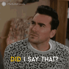 Regrets GIF - Schitts Creek Did I Say That Really GIFs