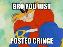 posted cringe bros meme lose subscriber