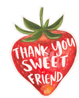 Thank You Colorsnack Sticker - Thank You Colorsnack Sweet Friend Stickers