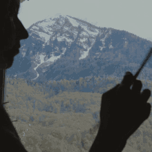 Mountain Range Painting GIF - Mountain Range Painting Beautiful GIFs