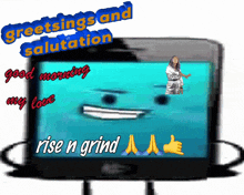 Good Morning Rise N Grind GIF - Good Morning Rise N Grind Mephone GIFs