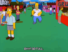 The Simpsons So Full GIF - The Simpsons So Full Stuffed GIFs