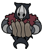a cartoon drawing of a monster holding a bunch of bags