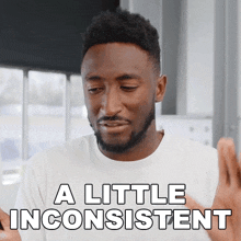 A Little Inconsistent Marques Brownlee GIF - A Little Inconsistent Marques Brownlee Somewhat Erratic GIFs