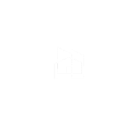 a white background with a drawing of a house on it