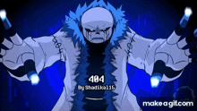 a cartoon character with the number 404 on the bottom right