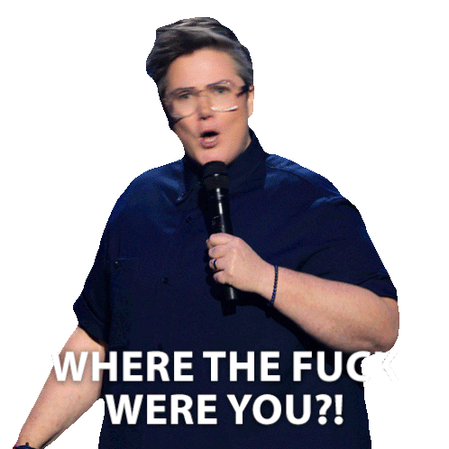 Where The Fuck Were You Hannah Gadsby Sticker - Where The Fuck Were You Hannah Gadsby Hannah Gadsby Something Special Stickers