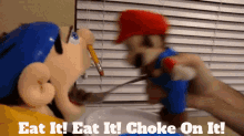Sml Mario GIF - Sml Mario Eat It Eat It GIFs