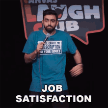 job satisfaction rahul dua being content with job job happiness job comfort