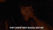 They Drew First Blood Not Me GIF - They Drew First Blood Not Me Serious GIFs