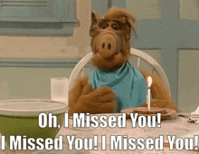 Alf Oh I Missed You GIF - Alf Oh I Missed You Missed You GIFs
