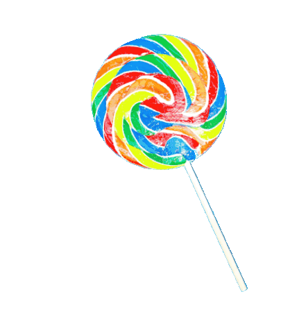 Candy Spin Sticker - Candy Spin Lollipop Stickers