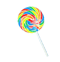 Candy Spin Sticker - Candy Spin Lollipop Stickers