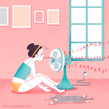 Hot Day Menopause GIF