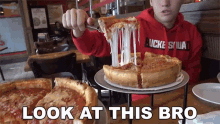 Look At This Bro Pizza GIF - Look At This Bro Pizza Cheesy GIFs