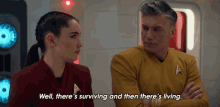 Well Theres Surviving And Then Theres Living Captain Christopher Pike GIF - Well Theres Surviving And Then Theres Living Captain Christopher Pike La An Noonien Singh GIFs