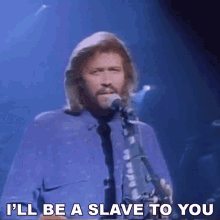 Ill Be A Slave To You Barry Gibb GIF - Ill Be A Slave To You Barry Gibb Bee Gees GIFs