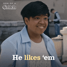 He Likes Em Ritchie GIF - He Likes Em Ritchie Son Of A Critch GIFs