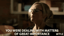 You Were Dealing With Matters Of Great Importance Linda Martin GIF - You Were Dealing With Matters Of Great Importance Linda Martin Rachael Harris GIFs