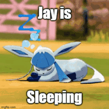 Jay Sleeping GIF - Jay Sleeping Glaceon GIFs