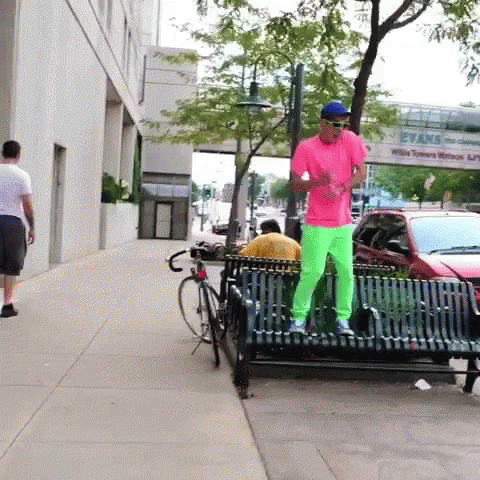 Roy Purdy Dancing GIF - Roy Purdy Dancing Bench - Discover & Share GIFs