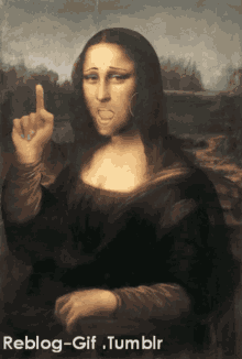 Mona Lisa Sass GIF - Mona Lisa Sass Sassy GIFs