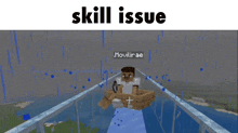 Minecraft Skill Issue GIF