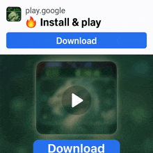 a screenshot of a google play app with a play button