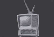 21215031989 tv spinning old tv
