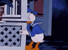 Donald Duck Hit Head GIF - Donald Duck Hit Head Frustrated GIFs
