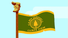 Camp Campbell Flag GIF - Camp Campbell Camp Camp Flag GIFs