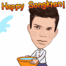 happy songkran songkran day celebrate splash water