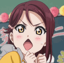 Scared Frightened GIF - Scared Frightened Riko Diamond Mouth GIFs