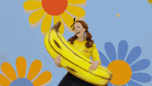 Banana Emma Watkins GIF - Banana Emma Watkins Fruitie In My Hat GIFs