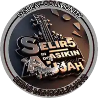 a sticker that says selir5 di asikin ajah