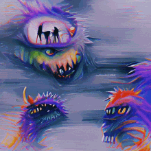 Monsters Virtualdream GIF - Monsters Virtualdream Art GIFs