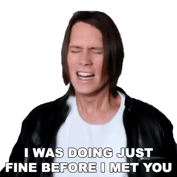 I Was Doing Just Fine Before I Met You Pellek Sticker - I Was Doing Just Fine Before I Met You Pellek The Chainsmokers Stickers