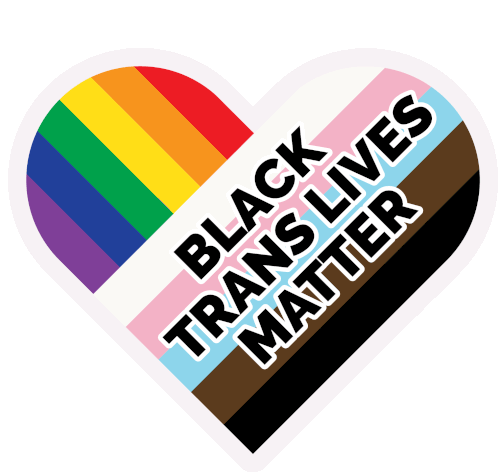 Black Trans Lives Matter Black Lives Matter Sticker - Black Trans Lives Matter Black Lives Matter Blm Stickers