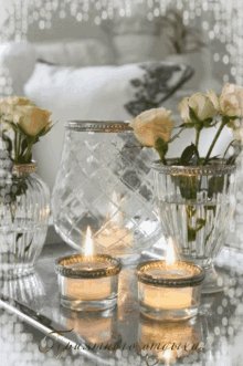 Candles Flower GIF - Candles Flower GIFs