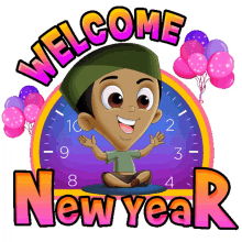 welcome new year bholu chhota bheem happy new year hny