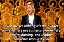Ellen Killin The Hosting Game GIF - Oscars Ellen Lol GIFs