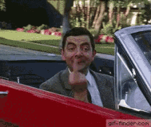 Mr. Bean Says Goodbye! GIF