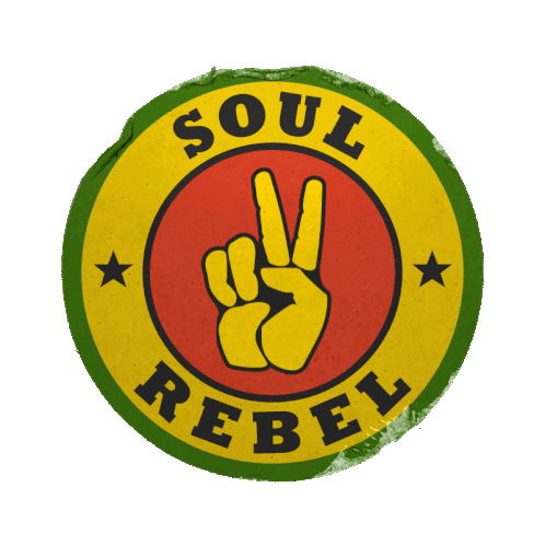 Soul Rebel Bob Marley One Love Sticker - Soul Rebel Bob Marley One Love Hand Sign Stickers