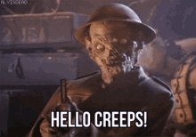 Hello Hello Creeps GIF - Hello Hello Creeps Cryptkeeper GIFs