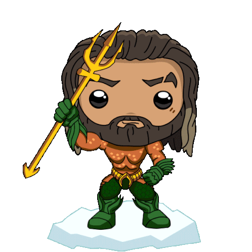 Rock And Roll Aquaman Sticker - Rock And Roll Aquaman Aquaman And The Lost Kingdom Stickers