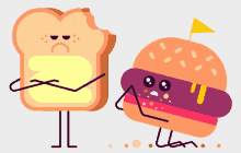 Bread And Butter Burger GIF - Bread And Butter Burger Plead GIFs