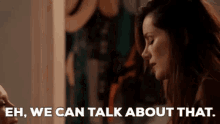 Station19 Carina Deluca GIF - Station19 Carina Deluca Eh We Can Talk About That GIFs