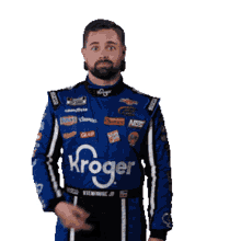 pointing right ricky stenhouse jr nascar to the right over there